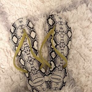 𝅺HAVAIANAS Slim - Snakeskin